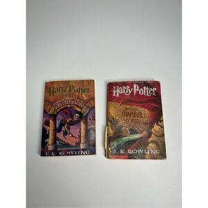 Harry Potter Book Lot J. K. Rowling 2 books